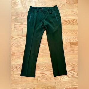 Pink Tartan Forest Green Trousers - Size 8 - Like New